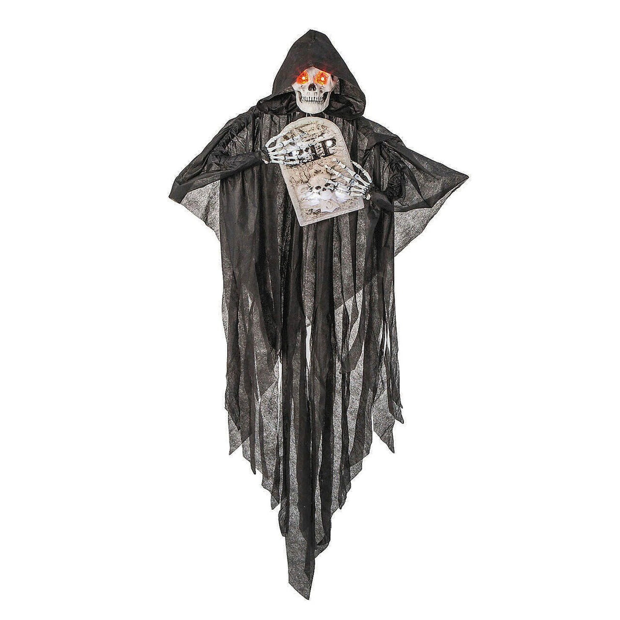 5 Ft 2 Inch Sonic Hanging Skeleton Reaper Halloween Decoration