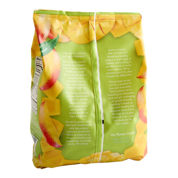Wyman's Frozen Mango Chunks 3 lb. - 6/Case