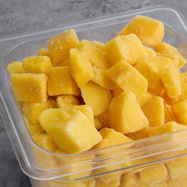 Wyman's Frozen Mango Chunks 3 lb. - 6/Case
