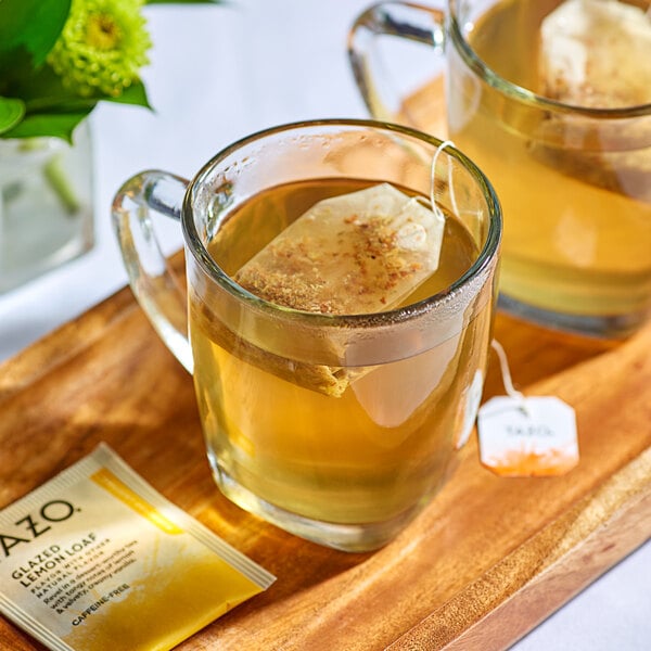 Tazo Glazed Lemon Loaf Herbal Tea Bags - 90/Case