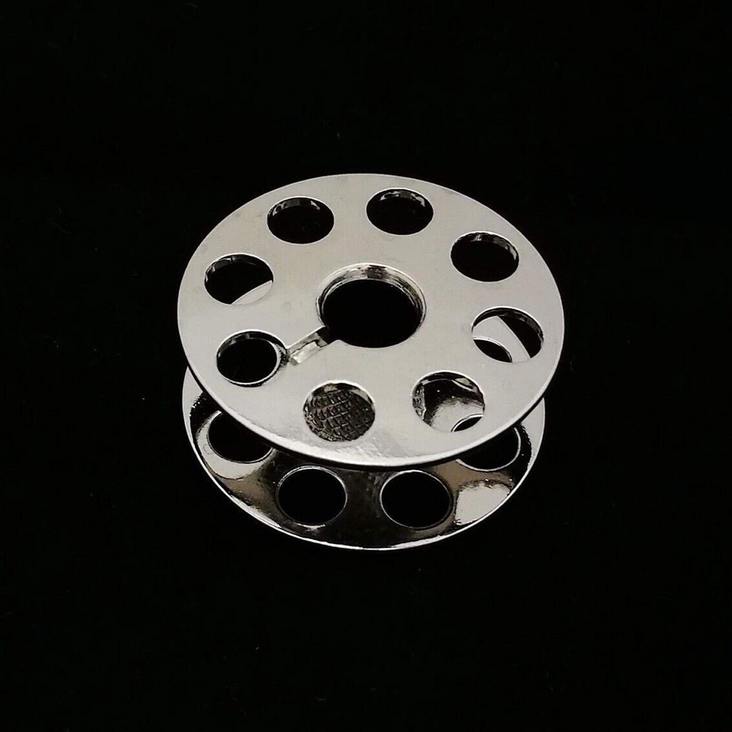 Aluminum Knurled Sewing Machine Bobbin for JUKI Machines #213-34800 Lightweight Precision Design