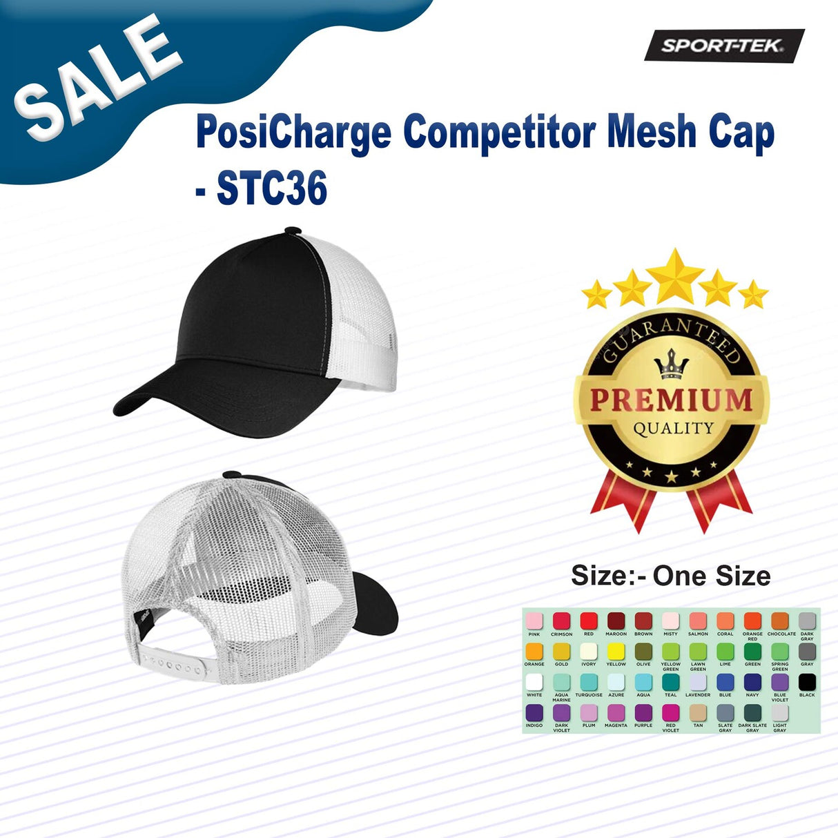Sport-Tek® PosiCharge Competitor Mesh Cap