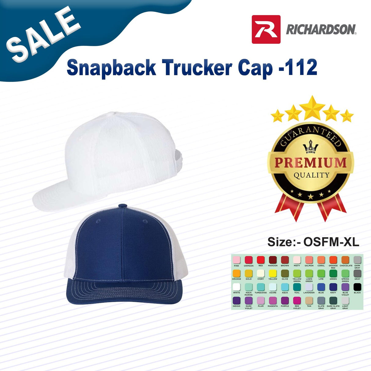 Richardson® Snapback Trucker Cap