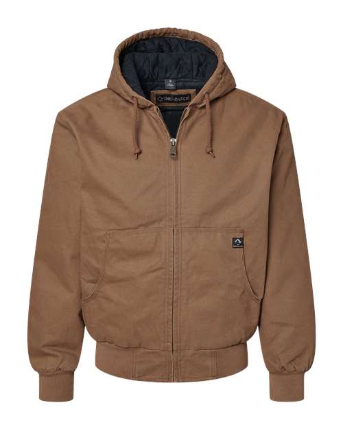 Men's Tall Cheyenne Boulder Cloth Hooded Jacket with Tricot Quilt Lining