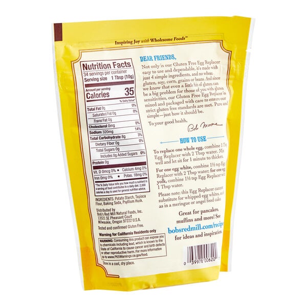Bob's Red Mill 12 oz. Gluten-Free Egg Replacer - 5/Case