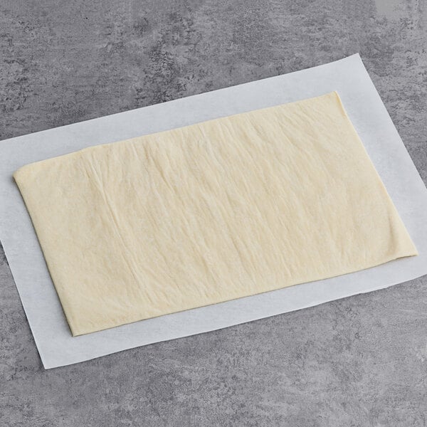 Pennant 10" x 15" French Puff Pastry Dough Sheet 12 oz. - 20/Case