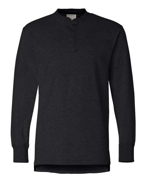 J. America Men's Vintage Brushed Jersey Henley