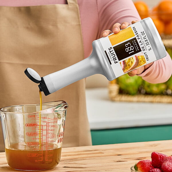 1883 Maison Routin Passion Fruit Puree 1 Liter - 6/Case