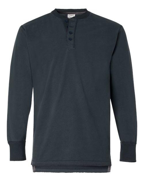 J. America Men's Vintage Brushed Jersey Henley