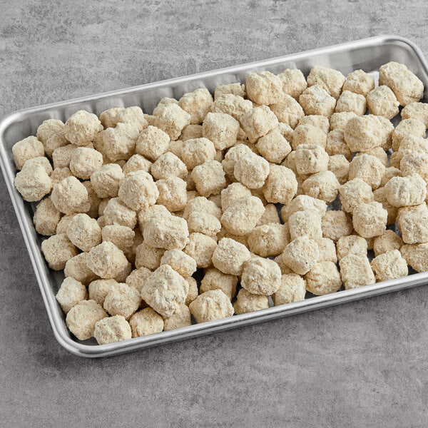 Fred's Breaded Hot Pepper Cheese Cubes 4 lb. - 6/Case