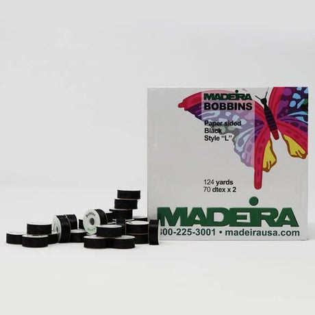 Madeira Sided Bobbin Black