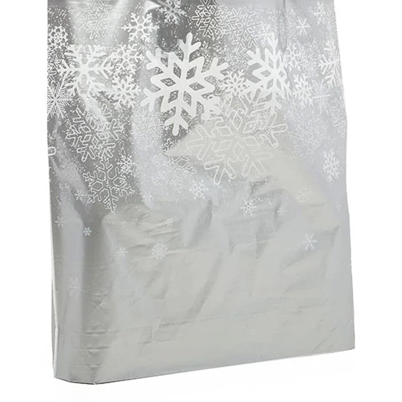 Printed Snowflake LDPE Bags 16” x 6” x 15” Holiday Packaging