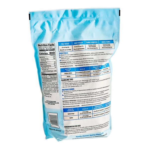 Krusteaz Professional 5 lb. Belgian Waffle Mix - 6/Case