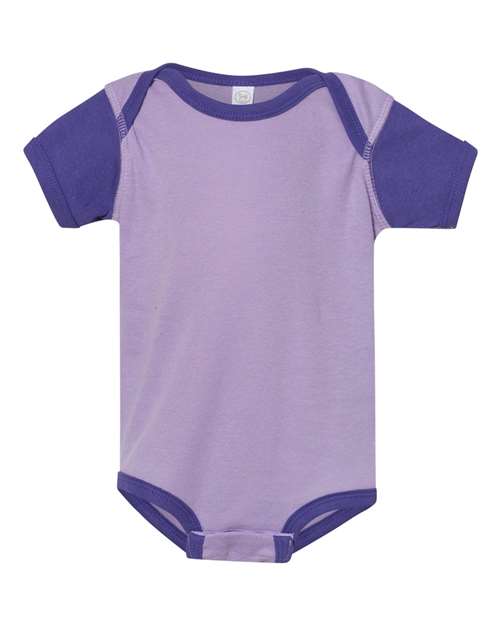 RADYAN® Infant Baby Rib Short Sleeve Bodysuit