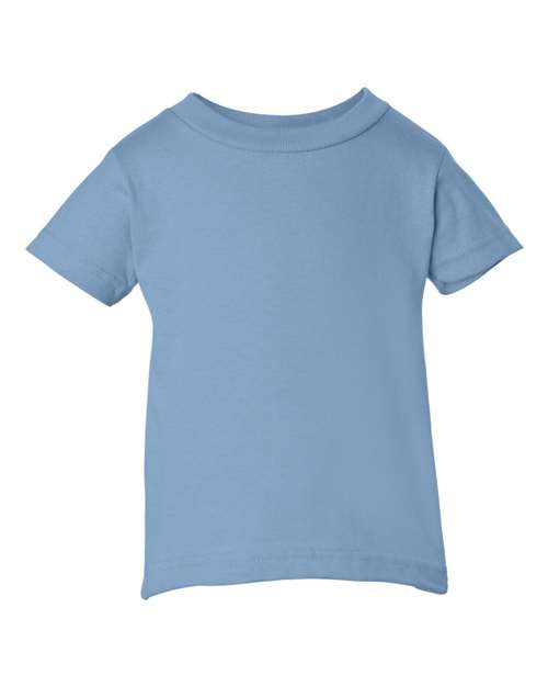 RADYAN® Infant Cotton Crewneck Short Sleeve Jersey T-shirt