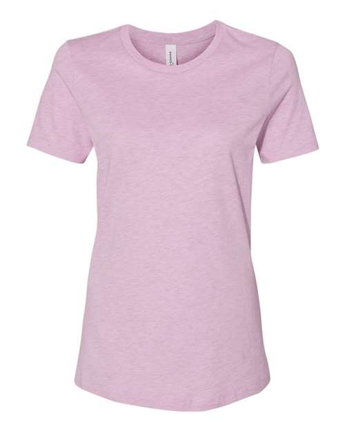 BELLA + CANVAS® Women’s Relaxed Fit Short Sleeve Heather CVC Tee