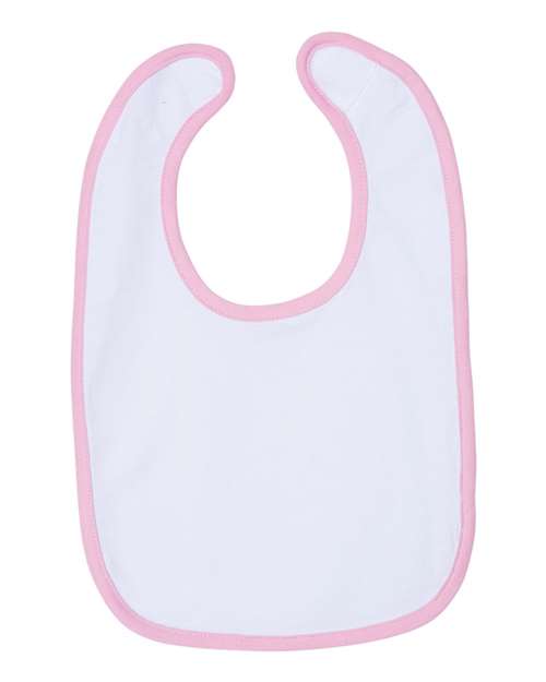 RADYAN® Infant Contrast Trim Premium Jersey Bib - 1004