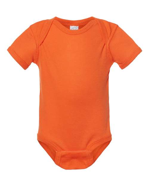 RADYAN® Infant Baby Rib Short Sleeve Bodysuit