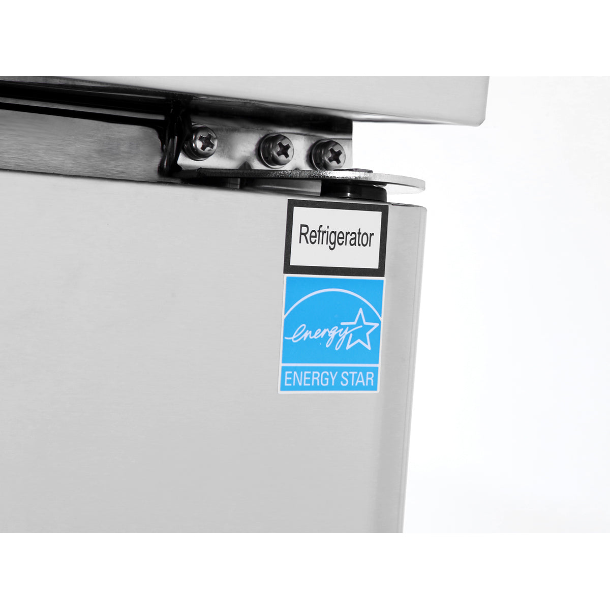 Atosa MGF8404GR Three Section Rear Mount Undercounter Refrigerator 72-11/16"W x 30"D x 34-1/8"H with 3 Solid Doors