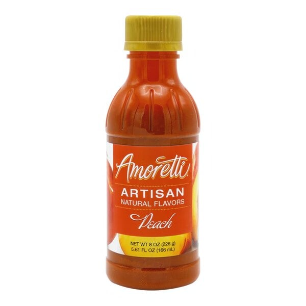 Amoretti Peach Artisan Natural Flavor Paste 8 oz.