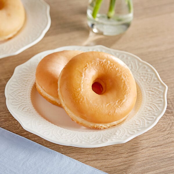 Rich's 15 oz. Fully Finished Glazed Yeast Donut Ring 6-Count - 8/Case
