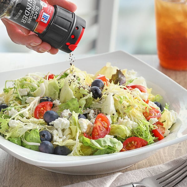McCormick Black Peppercorn Grinder 1.24 oz. - 36/Case