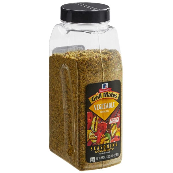 McCormick Grill Mates 20 oz. Vegetable Seasoning - 6/Case