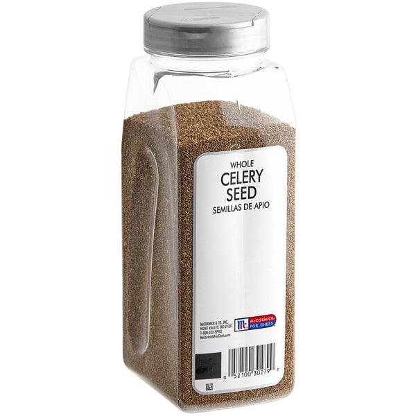 McCormick Culinary Whole Celery Seed 1 lb. - 6/Case