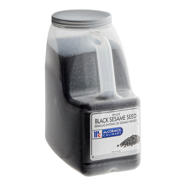 McCormick Culinary Black Sesame Seeds 5.5 lb. - 3/Case