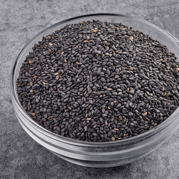 McCormick Culinary Black Sesame Seeds 5.5 lb. - 3/Case