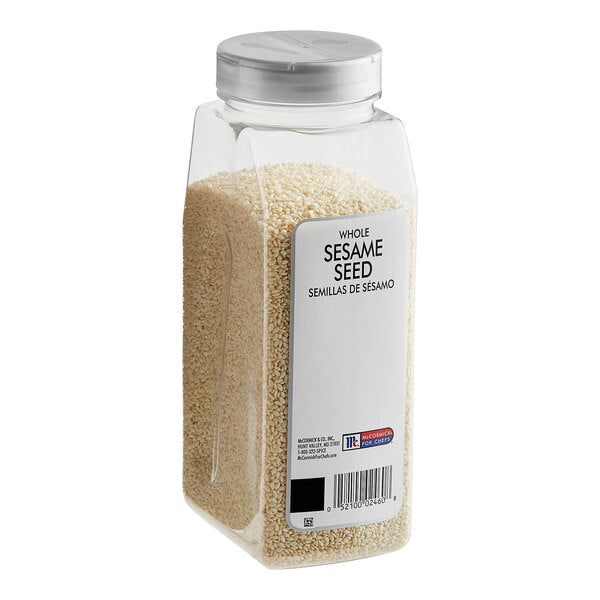 McCormick Culinary White Sesame Seeds 16 oz. - 6/Case
