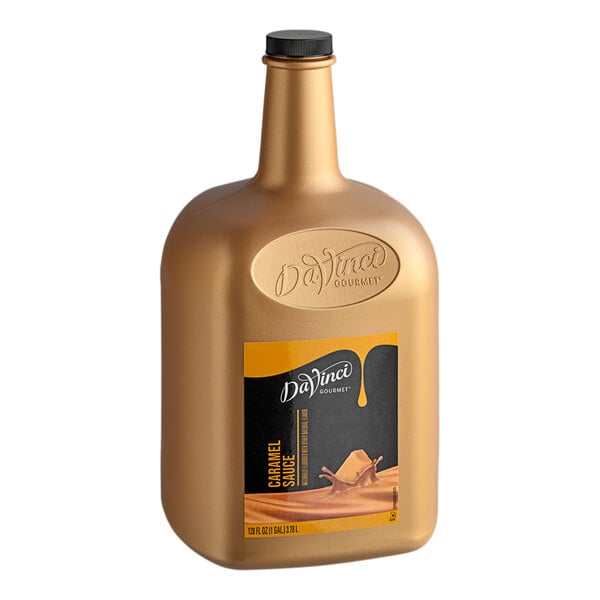 DaVinci Gourmet Caramel Flavoring Sauce 128 fl. oz. - 4/Case