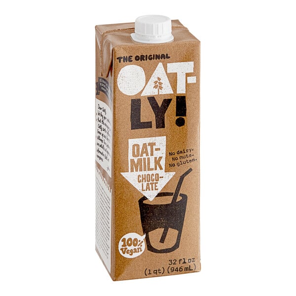 Oatly Chocolate Oat Milk 32 fl. oz. - 6/Case