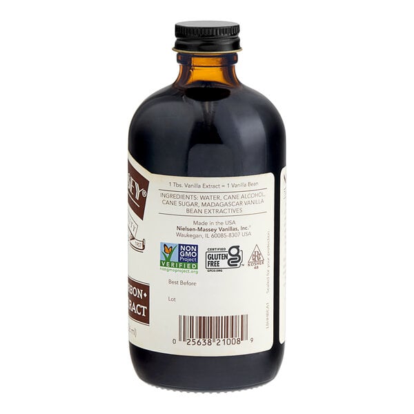 Nielsen-Massey 8 fl. oz. Madagascar Bourbon Vanilla Extract