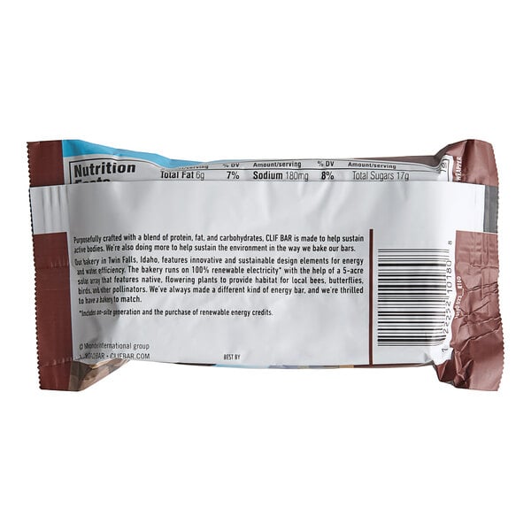 Clif Bar Chocolate Brownie Energy Bar 2.4 oz. - 192/Case