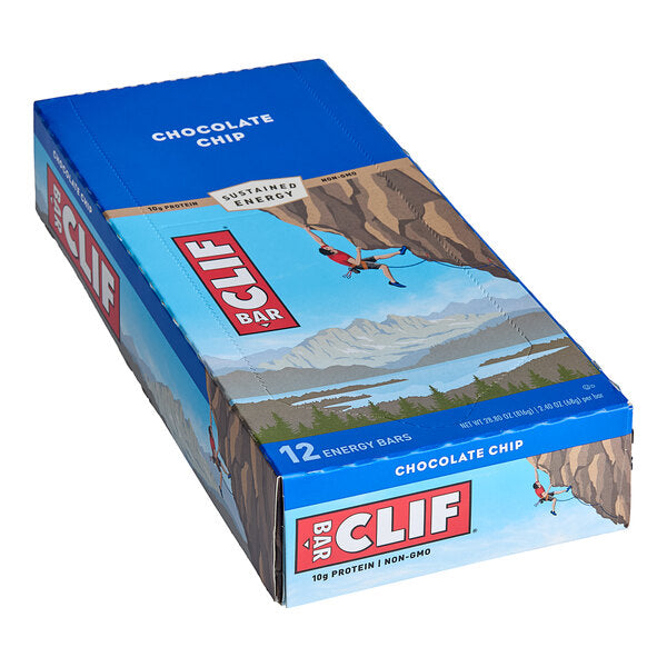 Clif Bar Chocolate Chip Energy Bar 2.4 oz. - 192/Case