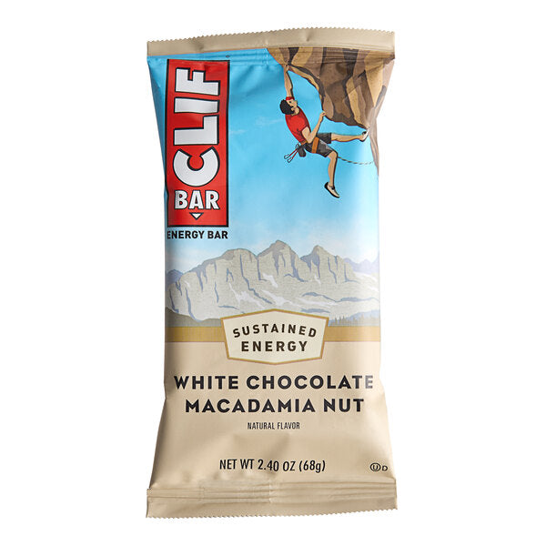 Clif Bar White Chocolate Macadamia Nut Energy Bar 2.4 oz. - 192/Case