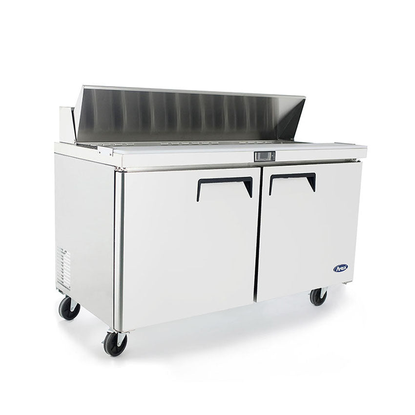 Atosa MSF8303GR Two Door Sandwich Prep Table 60-1/4"W, 17.2 Cu. Ft.