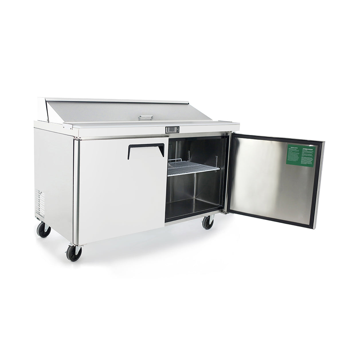 Atosa MSF8303GR Two Door Sandwich Prep Table 60-1/4"W, 17.2 Cu. Ft.