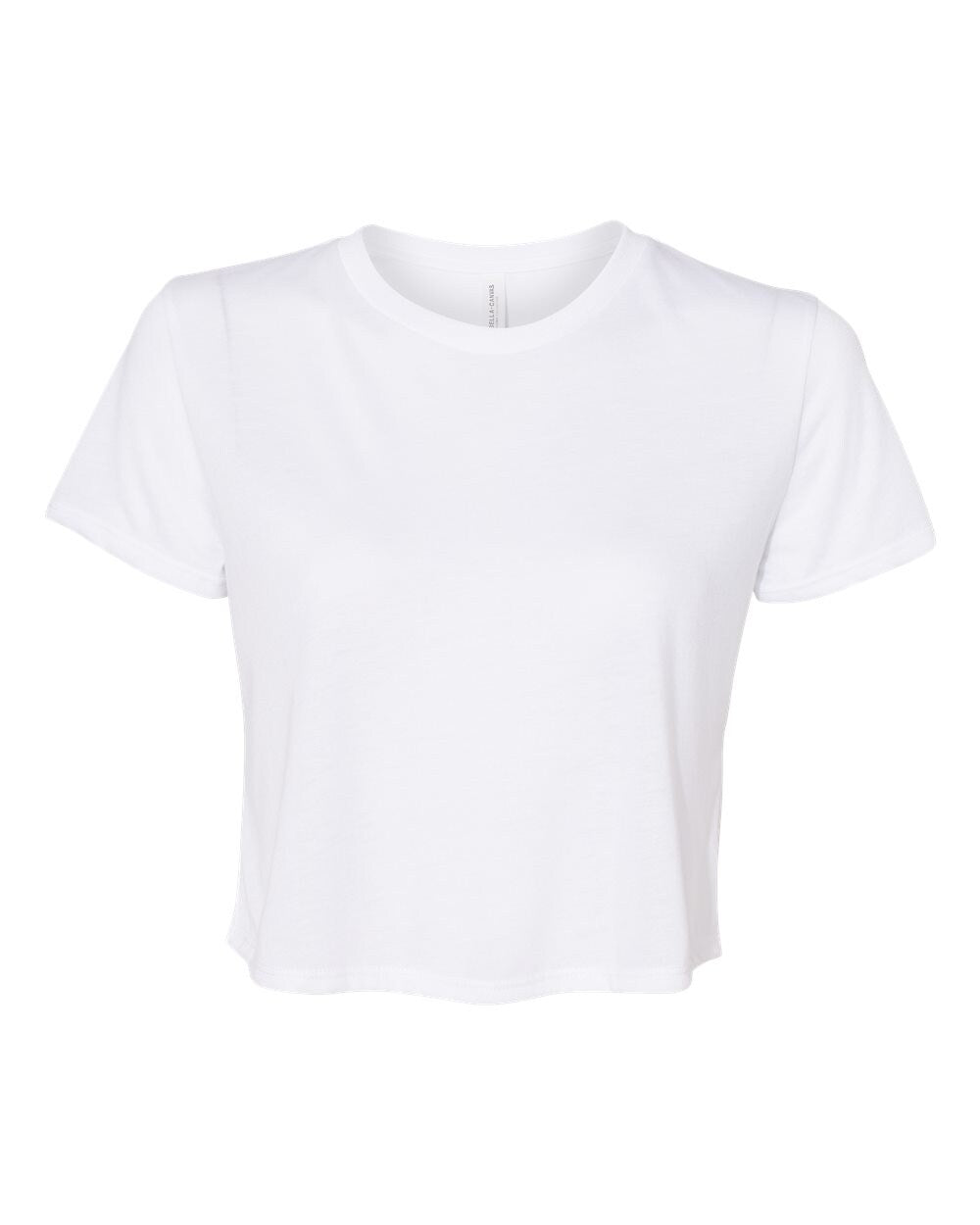 BELLA + CANVAS® Women’s Short Sleeve Crew Neck Flowy Crop T-Shirt