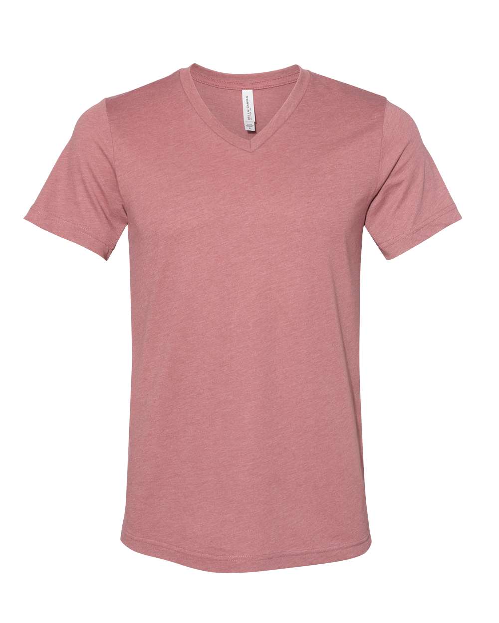 BELLA + CANVAS® Heather CVC Short Sleeve V-Neck Tee