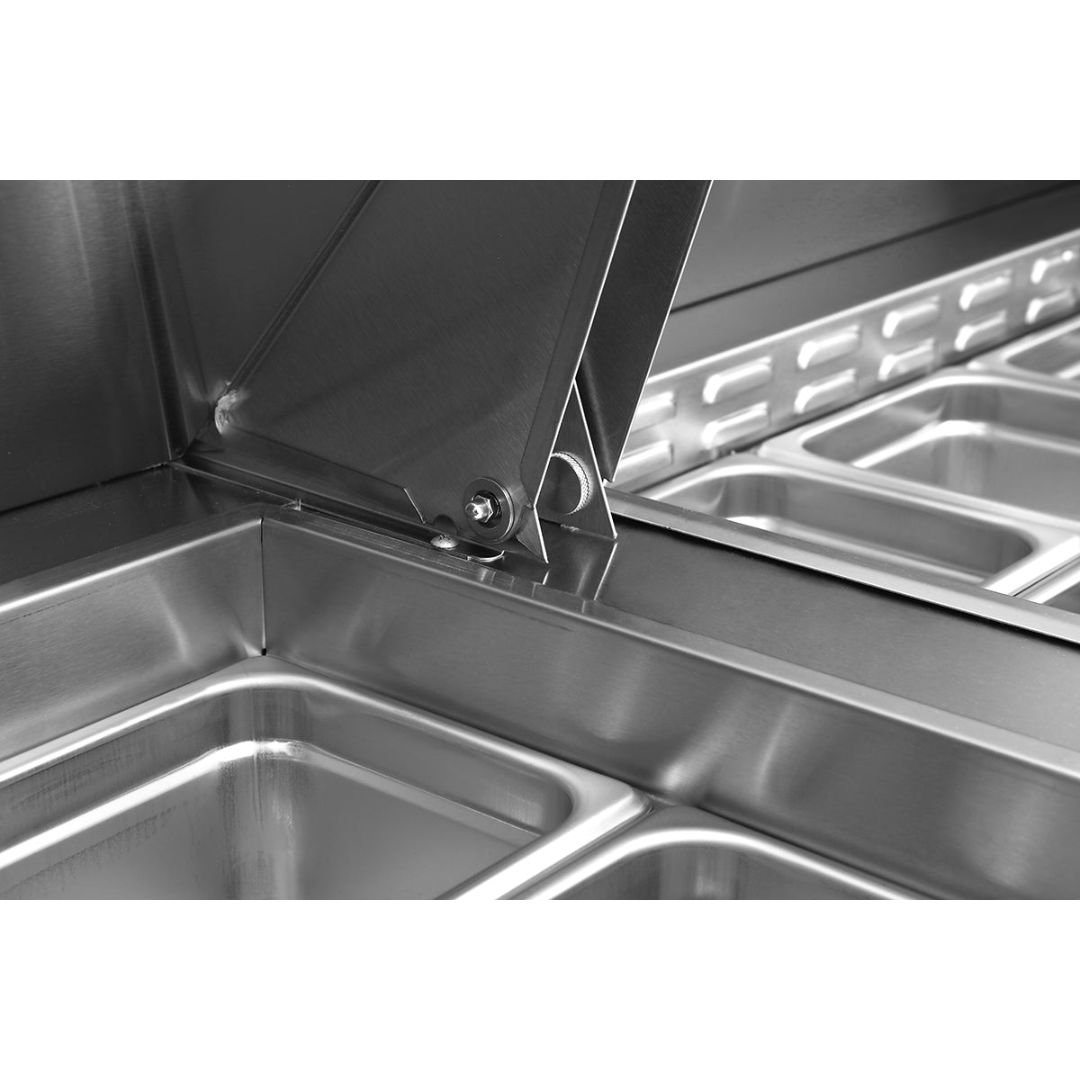 Atosa MSF8304GR Three Door Sandwich Prep Table 72-11/16"W, 21.13 Cu. Ft.