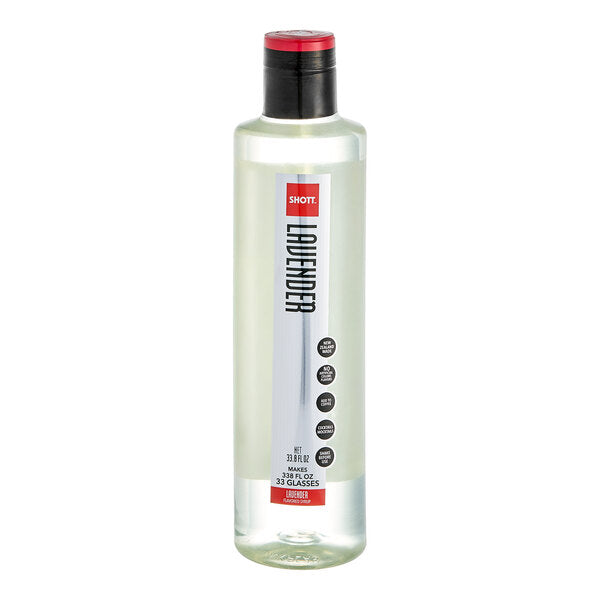 SHOTT Lavender Concentrated Flavoring Syrup 1 Liter - 6/Case