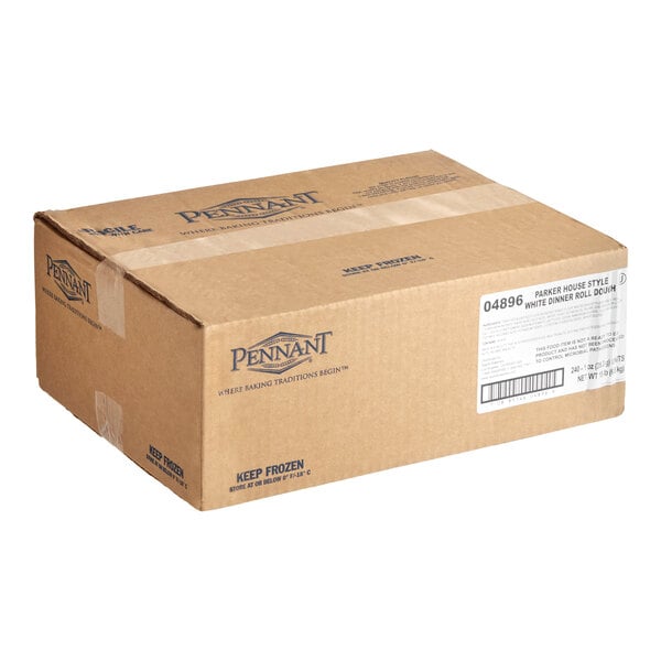Pennant Parker House Style White Dinner Roll 1 oz. - 240/Case