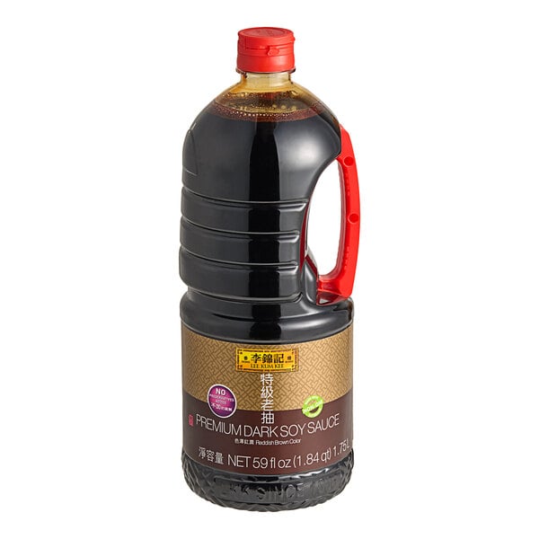 Lee Kum Kee Premium Dark Soy Sauce 59 fl. oz. - 6/Case