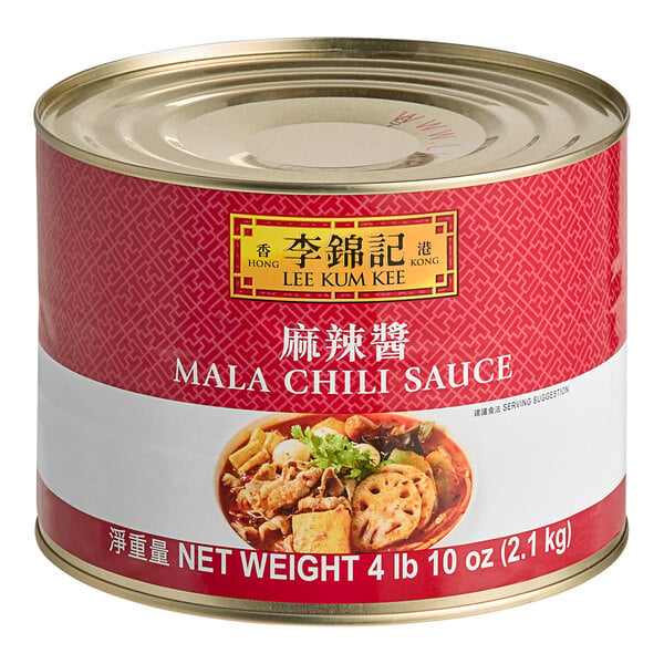 Lee Kum Kee Mala Chili Sauce 4 lb. 10 oz. - 6/Case