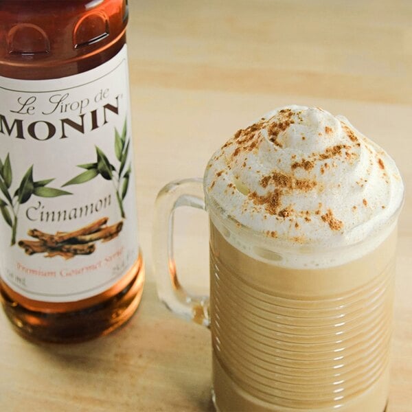 Monin Premium Cinnamon Flavoring Syrup 750 mL
