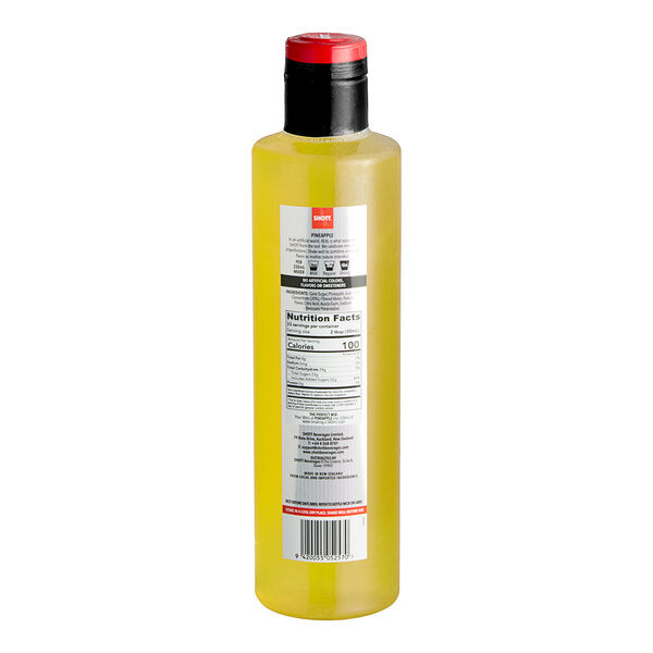 SHOTT Pineapple Real Fruit Concentrated Flavoring Syrup 1 Liter