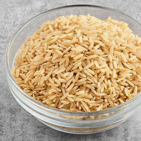 Lotus Foods Organic Long Grain Brown Jasmine Rice 30 oz. - 6/Case