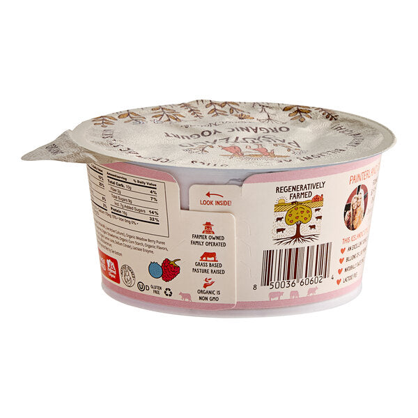 Painterland Sisters Meadow Berry Organic Skyr Yogurt Cup 5.3 oz. - 8/Pack